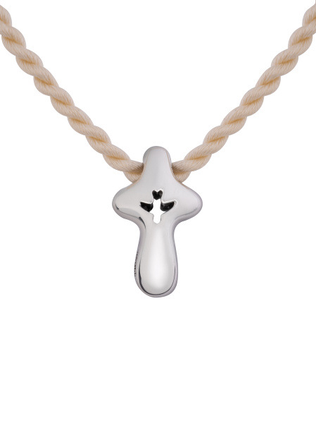 Крест младенческий с гайтаном